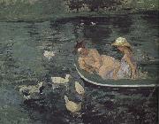 Mary Cassatt Summer times USA oil painting artist